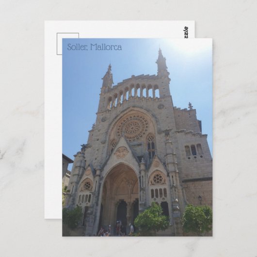 Carte Postale Soller, Majorque (Devant / Derrière)