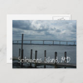 Carte Postale Solomons Island, MD (Devant / Derrière)