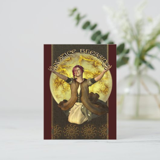 Carte postale Solstice Blessures (Debout devant)