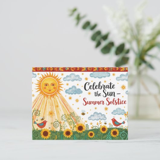 Carte Postale Solstice d'été (Debout devant)