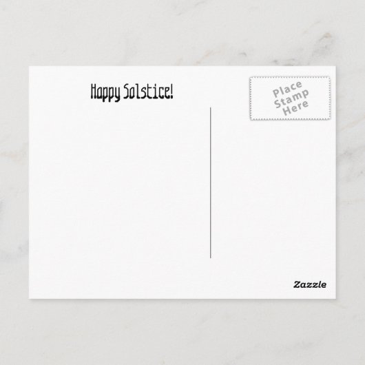 Carte Postale solstice d'été (Dos)