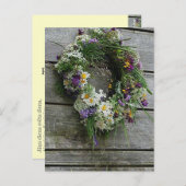 Carte postale solstice d'été (Devant / Derrière)