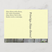 Carte postale solstice d'été (Dos)