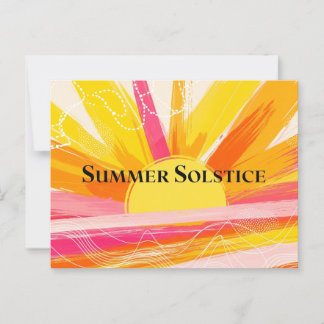 Carte Postale Solstice d'été