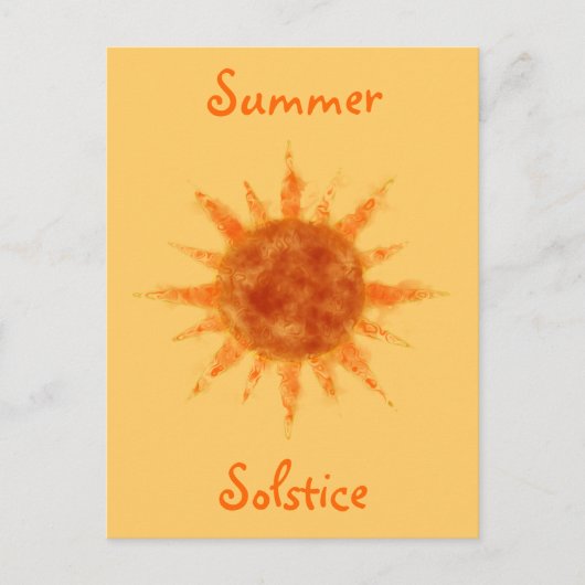 Carte Postale Solstice d'été (Devant)