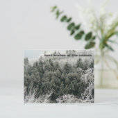 Carte Postale Solstice d'hiver (Debout devant)