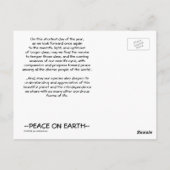 Carte postale Solstice d'hiver (Dos)