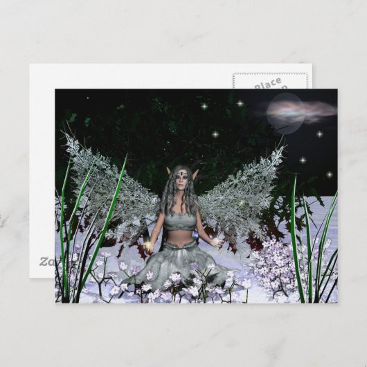 Carte Postale Solstice d'hiver (Devant / Derrière)