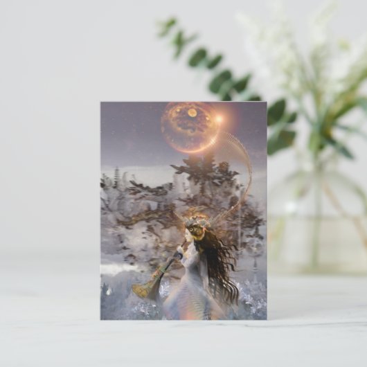 Carte Postale solstice d'hiver (Debout devant)