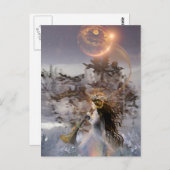 Carte Postale solstice d'hiver (Devant / Derrière)