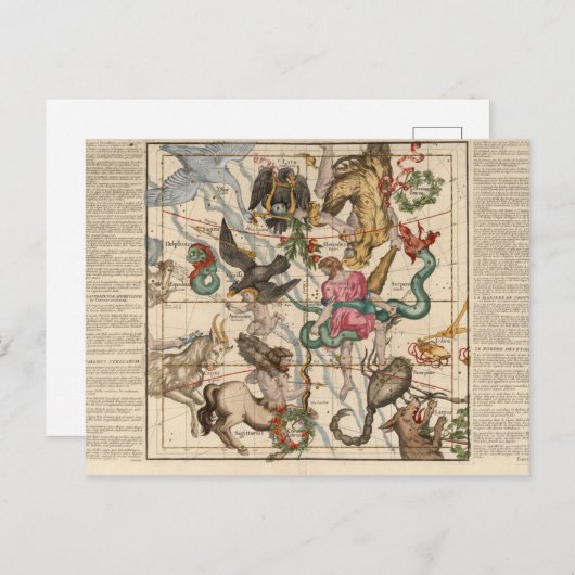 Carte Postale Solstice d'hiver (Devant / Derrière)