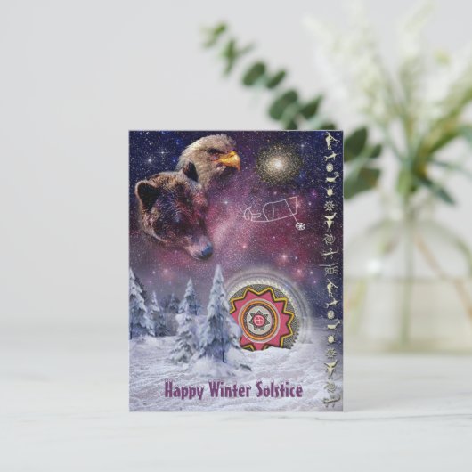 Carte Postale Solstice d'hiver de Chumash (Debout devant)