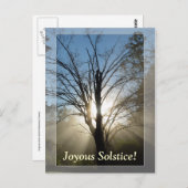 Carte postale Solstice "Morning Glory" (Devant / Derrière)