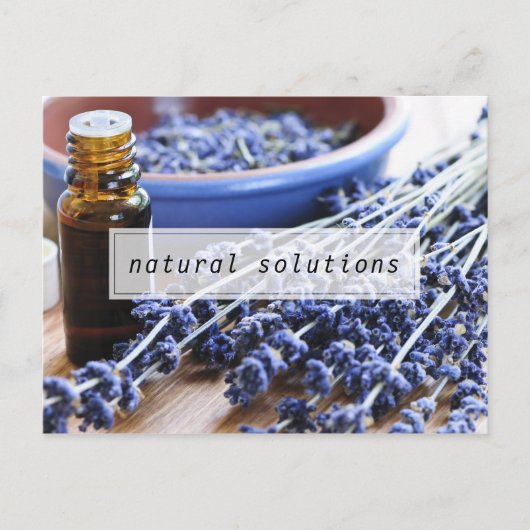 Carte Postale Solutions Naturelles Essential Oils Classe Invitat (Devant)