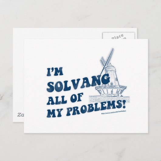 Carte Postale Solvang ! (Devant / Derrière)