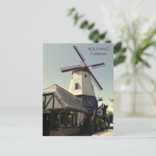 Carte postale Solvang Windmill ! (Debout devant)