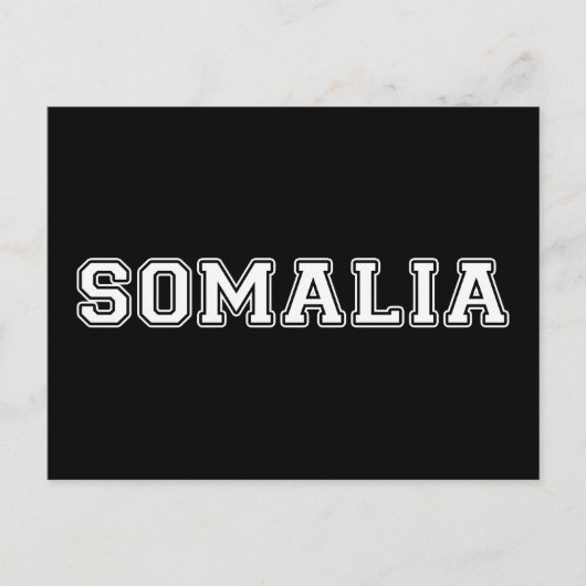 Carte Postale Somalie (Devant)