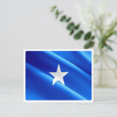 Carte Postale Somalie - Drapeau qui flotte - (Debout devant)