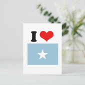 Carte Postale Somalie Flag (Debout devant)