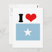 Carte Postale Somalie Flag (Devant / Derrière)