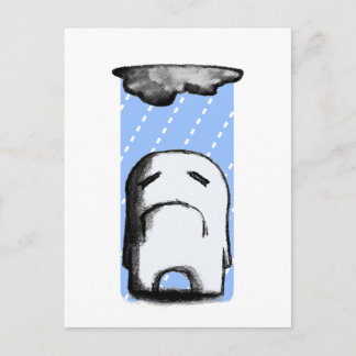 Carte Postale Sombre avec risque de pluie
