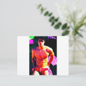 Carte Postale Sombre et rouge (Debout devant)