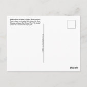 Carte Postale Sombrero Peak à Tucson, Arizona (Dos)