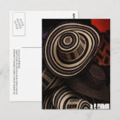 Carte Postale Sombrero Vueltiao : postcard (Devant / Derrière)