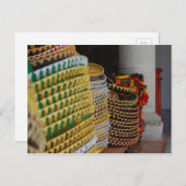 Carte Postale Sombreros mexicains (Devant / Derrière)