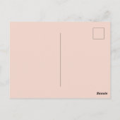 Carte Postale Some Bunny T'aime Rose (Dos)