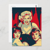 Carte Postale Some like it hot Pop Art (Devant / Derrière)