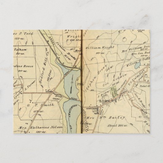 Carte Postale Somers, New York (Devant)