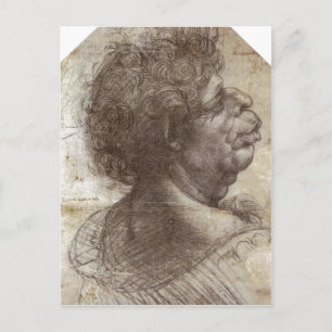 Carte Postale Sommaire A Grotesque Head (c. 1504 - 1507) est une