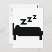 Carte Postale sommeil (Devant / Derrière)