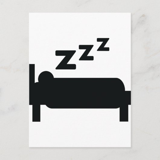 Carte Postale sommeil (Devant)