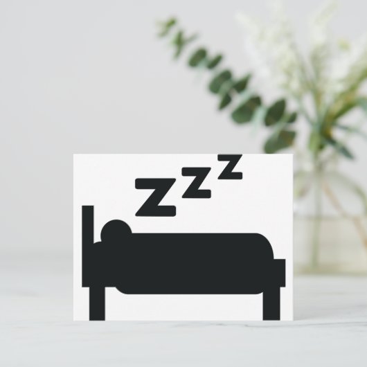 Carte Postale sommeil (Debout devant)
