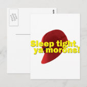 Carte Postale Sommeil serré (Devant / Derrière)