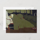 Carte Postale Sommeil, vers 1891 (Devant / Derrière)