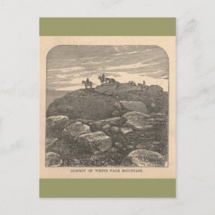 Carte Postale Sommet de la Montagne de la Face Blanche