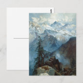 Carte Postale Sommet de Moran de la Sierras Peinture (Devant / Derrière)