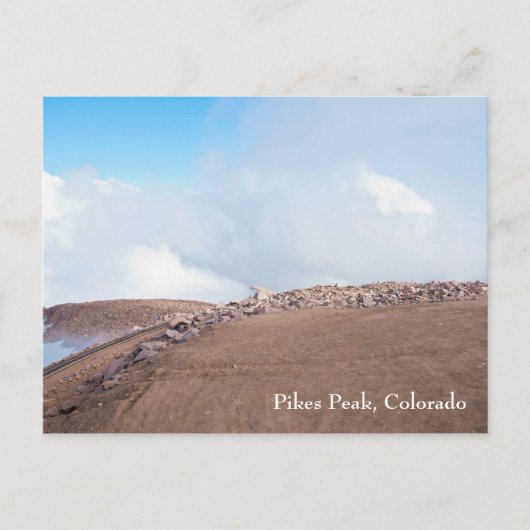 Carte Postale Sommet de Pikes Peak (Devant)