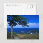 Carte Postale Sommet du Mont Battie, Camden Hills (Devant / Derrière)