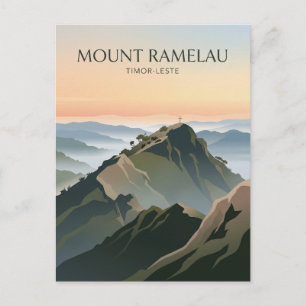 Carte Postale Sommet du mont Ramelau Timor-Leste