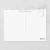 Carte Postale Sommet Helvellyn du district de Fairfield Lake (Dos)