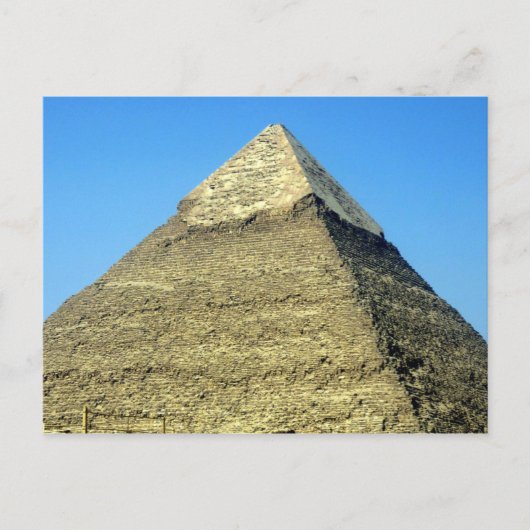 Carte Postale sommet pyramide khafre (Devant)
