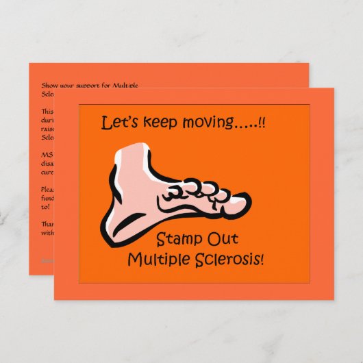 Carte Postale SOMS pc - Mars sensibilisation pas de dates (Devant / Derrière)