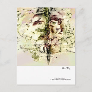 Carte Postale Son chemin