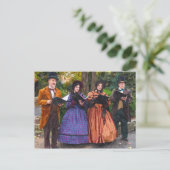 Carte Postale Son De Chanteurs De Noëls (Debout devant)
