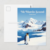 Carte Postale Son de McMurdo Antarctique (Devant / Derrière)