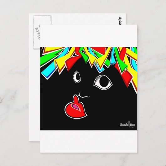 Carte Postale Son de negro (Devant / Derrière)